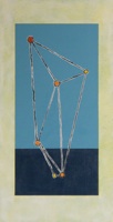 Acrylic on canvas over panel, 17.5x34", ©2011